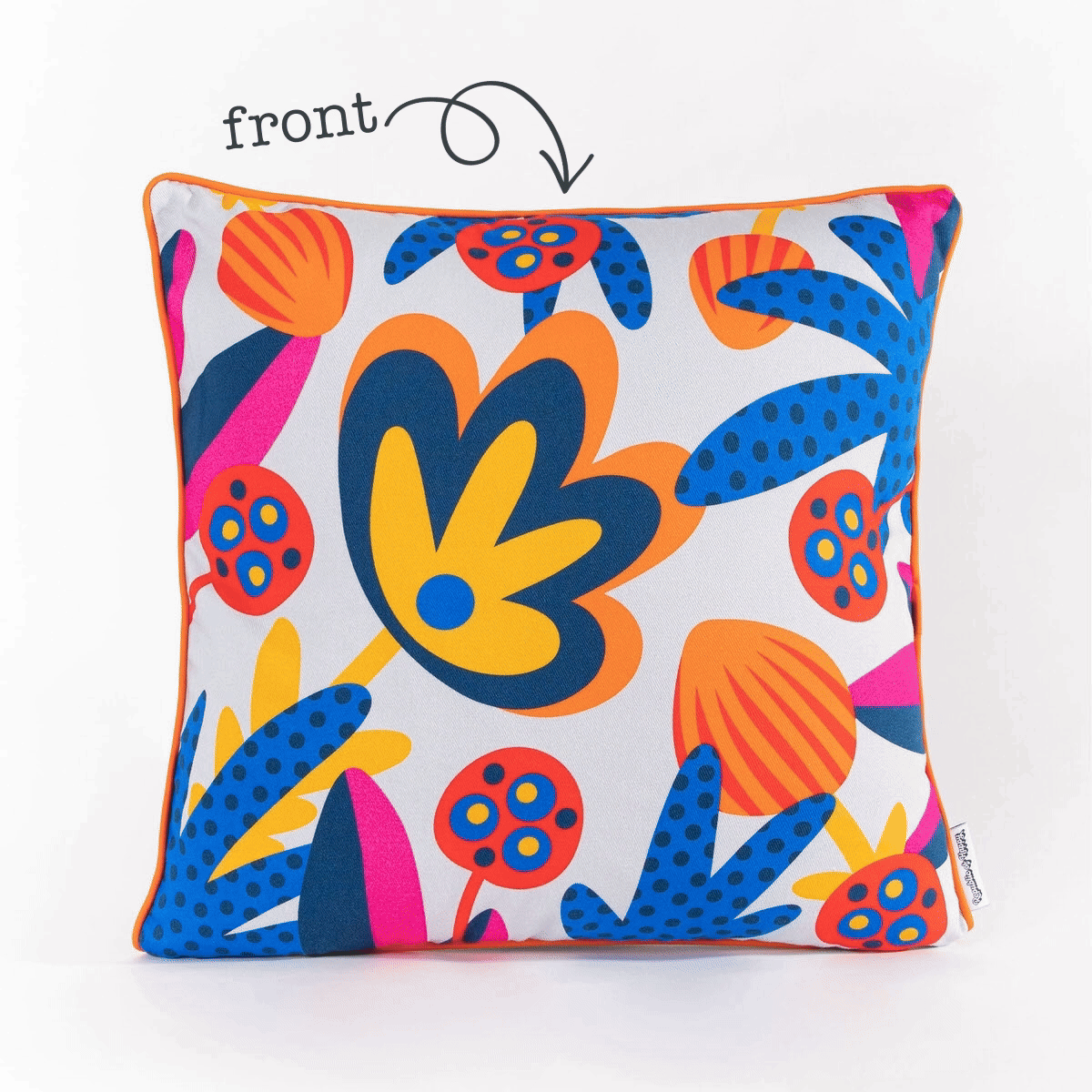 ALIEN JUNGLE - Bright and colourful double-sided cushion cover
