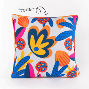 ALIEN JUNGLE - Bright and colourful double-sided cushion cover