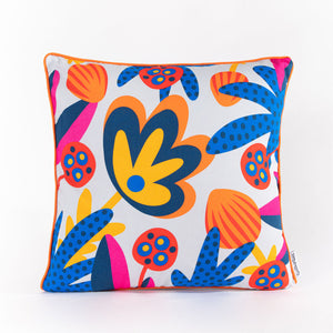 ALIEN JUNGLE - Bright and colourful double-sided cushion cover