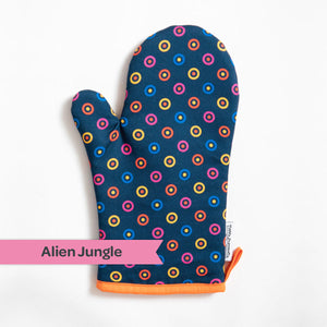 OVEN GLOVE PAIR - Pick 'n' mix set of 2 colourful oven gloves