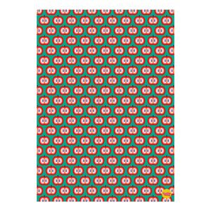 APPLES wrapping paper - Colourful gift wrap sheets (3, 6 or 12)