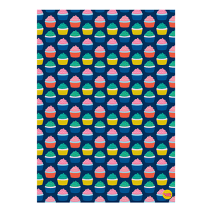 SIX DESIGNS wrapping paper pack - Colourful gift wrap sheets (6 or 12)