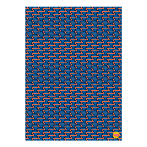 ZIGZAGS wrapping paper - Colourful gift wrap sheets (3, 6 or 12)