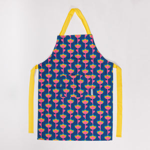 VERTICAL FLOWERS - Bright and colourful apron